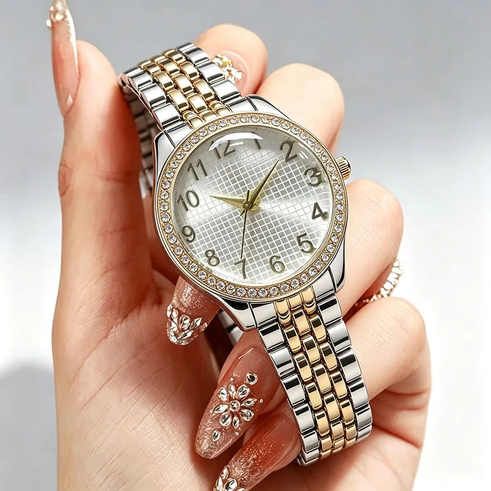 1Pc Women's Fashionable, Simple and Unique Wristwatch, Fresh and Elegant, Suitable for Outdoor Travel, Valentine's Day, Easter, Halloween, Ramadan, Christmas and Birthday Gifts