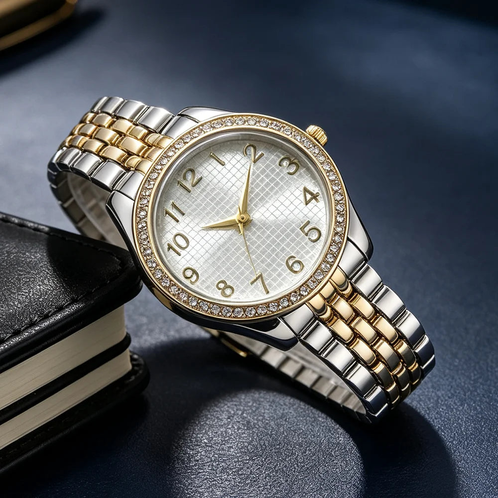 1Pc Women's Fashionable, Simple and Unique Wristwatch, Fresh and Elegant, Suitable for Outdoor Travel, Valentine's Day, Easter, Halloween, Ramadan, Christmas and Birthday Gifts