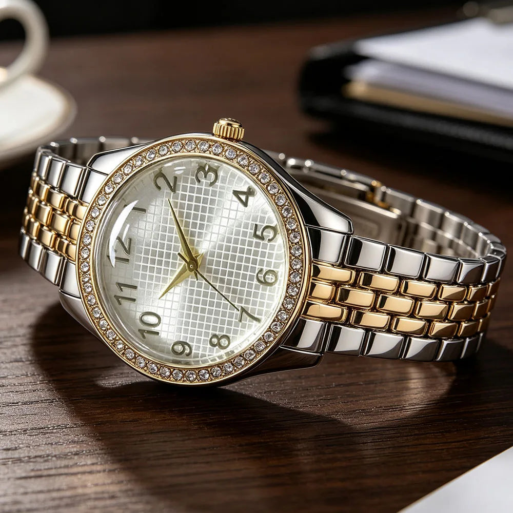 1Pc Women's Fashionable, Simple and Unique Wristwatch, Fresh and Elegant, Suitable for Outdoor Travel, Valentine's Day, Easter, Halloween, Ramadan, Christmas and Birthday Gifts