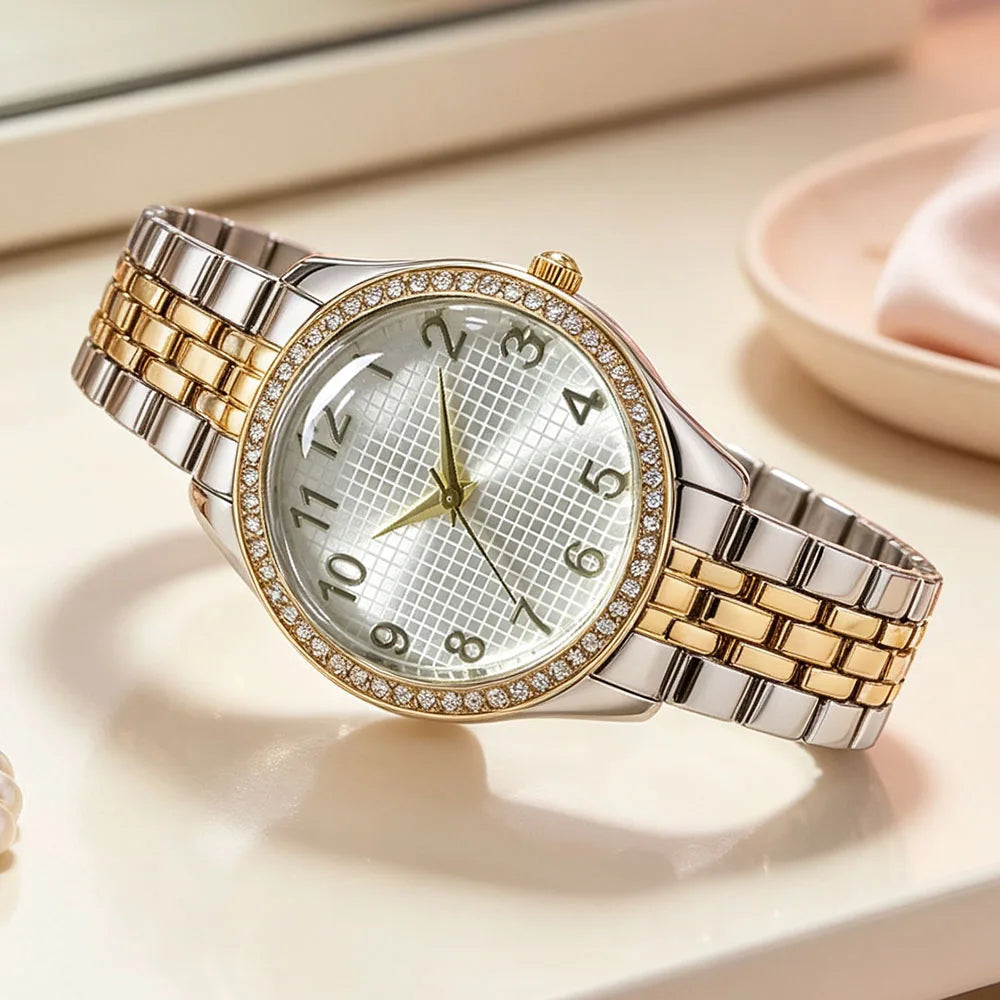 1Pc Women's Fashionable, Simple and Unique Wristwatch, Fresh and Elegant, Suitable for Outdoor Travel, Valentine's Day, Easter, Halloween, Ramadan, Christmas and Birthday Gifts